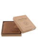 Men's wallet with RFID protection GreenDeed ABH1021/T light brown