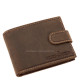 Pánska peňaženka s RFID ochranou GreenDeed AGH1027/T hnedá