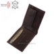Men's wallet with RFID protection GreenDeed brown BR09
