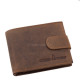Férfi pénztárca vadászbőr barna GreenDeed MHN102/T