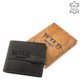 Men's wallet made of hunting leather WILD BEAST black DVA08