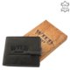 Pánska peňaženka z poľovníckej kože WILD BEAST čierna DVA43