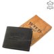 Pánska peňaženka z poľovníckej kože WILD BEAST čierna DVA69