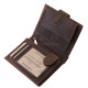 Férfi pénztárca valódi bőr barna GreenDeed BHS5401/T
