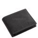 Férfi pénztárca valódi bőr fekete GreenDeed MHG1021
