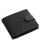 Férfi pénztárca valódi bőr fekete GreenDeed MHG1021/T