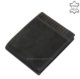 Men's wallet genuine leather black SLP67
