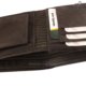 Moška denarnica iz pravega usnja temno rjave barve SLP124