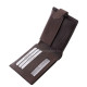 Men's wallet made of genuine leather, brown color La Scala BMS1027/T