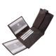Men's wallet made of genuine leather, brown color La Scala BMS1027/T