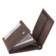 Portefeuille homme en cuir véritable, couleur marron La Scala SFH1021