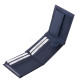 Heren portemonnee van echt leer Corvo Bianco MCB102 blauw