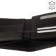 Мъжки портфейл от естествена кожа Corvo Bianco MCB1027 / T черен