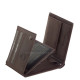 Portefeuille pour homme en cuir véritable dans une boîte cadeau marron Lorenzo Menotti AFM1021
