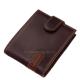 Pánska peňaženka z pravej kože v hnedej darčekovej krabičke Lorenzo Menotti LOR102/T