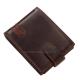 Men's wallet made of genuine leather in a brown gift box Lorenzo Menotti LOR102/T