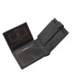 Portfel męski wykonany ze skóry naturalnej w pudełku prezentowym w kolorze czarnym Lorenzo Menotti AFP1027/T
