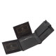 Herrenbrieftasche aus echtem Leder in einer Geschenkbox schwarz Lorenzo Menotti AFP1027/T
