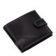 Portefeuille pour homme en cuir véritable dans une boîte cadeau noir Lorenzo Menotti LOR1021/T