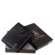 Muški novčanik od prave kože u poklon kutiji crni Lorenzo Menotti LOR1021/T