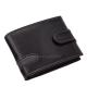 Moška denarnica iz pravega usnja v darilni škatli črna Lorenzo Menotti LOR6002L/T