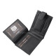 Férfi pénztárca valódi bőrből díszdobozos GIULTIERI fekete GBV03/T