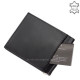 Herren Geldbörse aus echtem Leder schwarz Corvo Bianco Luxury COR-D