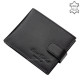 Herrenbrieftasche aus echtem Leder schwarz Corvo Bianco Luxury COR08/T