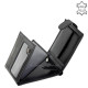 Pánska peňaženka z pravej kože čiernej farby Corvo Bianco Luxury COR08/T