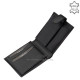 Pánska peňaženka z pravej kože čiernej farby Corvo Bianco Luxury COR09/T