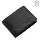 Pánska peňaženka z pravej kože čiernej farby Corvo Bianco Luxury COR102