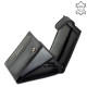 Férfi pénztárca valódi bőrből fekete Corvo Bianco Luxury COR102/T