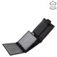 Pánska peňaženka z pravej kože čiernej farby Corvo Bianco Luxury COR1021/T