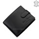 Pánska peňaženka z pravej kože čiernej farby Corvo Bianco Luxury COR6002L/T