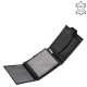 Pánska peňaženka z pravej kože čiernej farby Corvo Bianco Luxury COR6002L/T