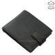 Pánska peňaženka z pravej kože čiernej farby La Scala DBO06