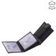 Pánska peňaženka z pravej kože čiernej farby La Scala DBO08