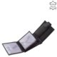 Moška denarnica iz pravega usnja črne barve La Scala DBO1021 / T