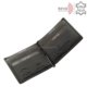 Men's wallet made of genuine leather black RFID Corvo Bianco MUR-D