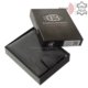 Heren portemonnee gemaakt van echt leer zwart RFID Corvo Bianco MUR09 / T