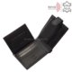 Moška denarnica iz pravega usnja črne barve RFID Corvo Bianco MUR09 / T