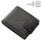 Heren portemonnee gemaakt van echt leer zwart RFID Corvo Bianco MUR102 / T