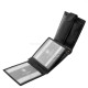 Herenportemonnee van echt leer in de kleur zwart La Scala BVS1021/T