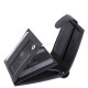 Men's wallet made of genuine leather in black color La Scala CGN08/T