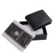 Men's wallet made of genuine leather black color La Scala CVF1021