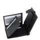 Men's wallet made of genuine leather in black color La Scala CVF1027/T