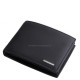 Men's wallet made of genuine leather in black color La Scala GCB1021