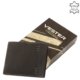 Moška denarnica iz pravega usnja črne barve VESTER SVV1002