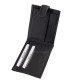 Herrenbrieftasche aus echtem Leder La Scala Luxury LSL09/T schwarz