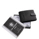 Men's wallet made of genuine leather La Scala Luxury LSL1021/T black
